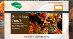 Desktop Screenshot of bruninggrocery.com