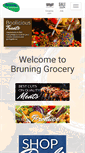 Mobile Screenshot of bruninggrocery.com